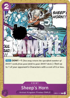 [ONE PIECE] OP01-117 - Sheep's Horn - Common
