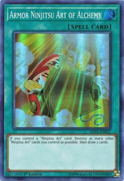 SHVA-EN027 - Armor Ninjitsu Art of Alchemy - Super Rare - 1st Edition